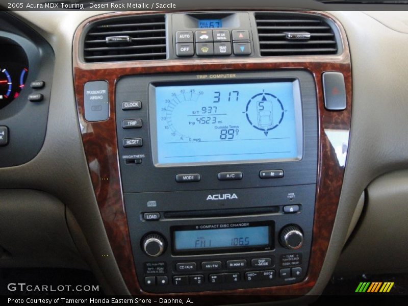 Desert Rock Metallic / Saddle 2005 Acura MDX Touring
