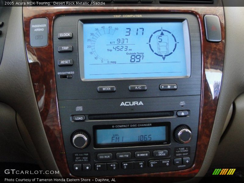 Desert Rock Metallic / Saddle 2005 Acura MDX Touring