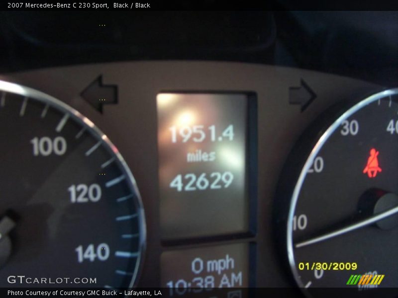 Black / Black 2007 Mercedes-Benz C 230 Sport