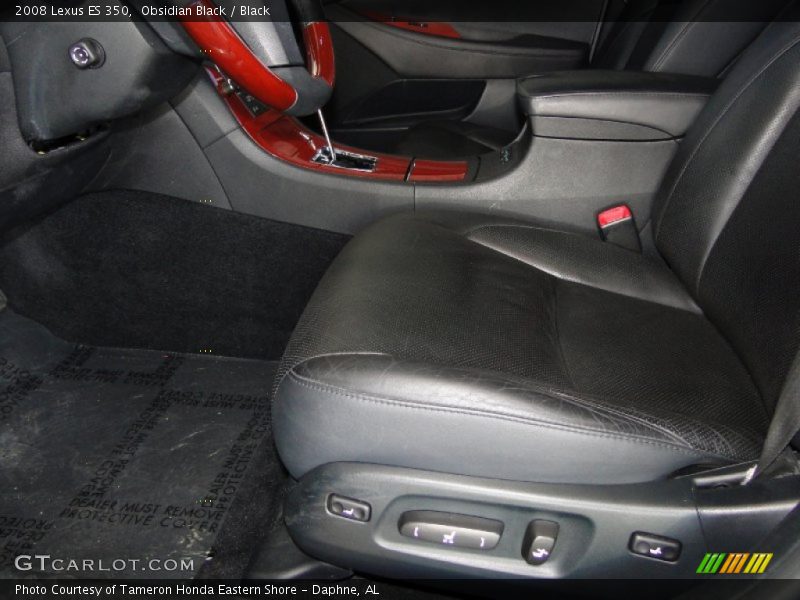 Obsidian Black / Black 2008 Lexus ES 350