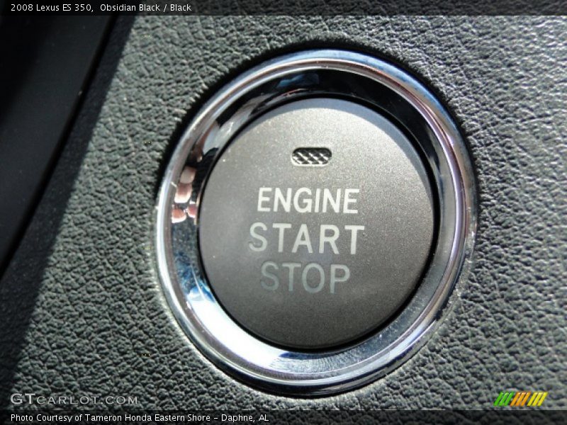 Obsidian Black / Black 2008 Lexus ES 350