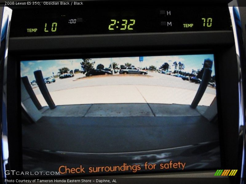 Obsidian Black / Black 2008 Lexus ES 350
