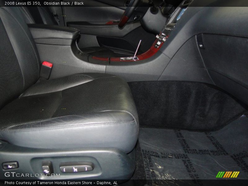 Obsidian Black / Black 2008 Lexus ES 350