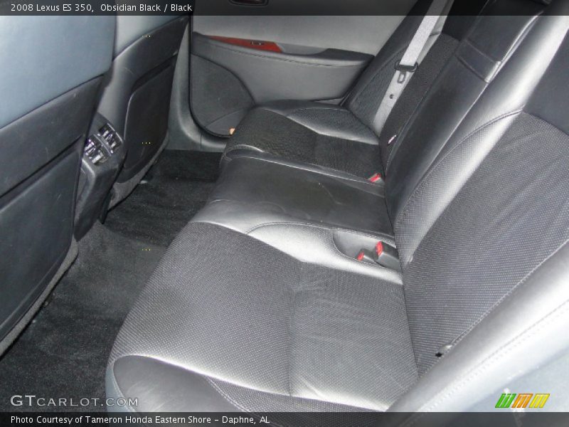 Obsidian Black / Black 2008 Lexus ES 350