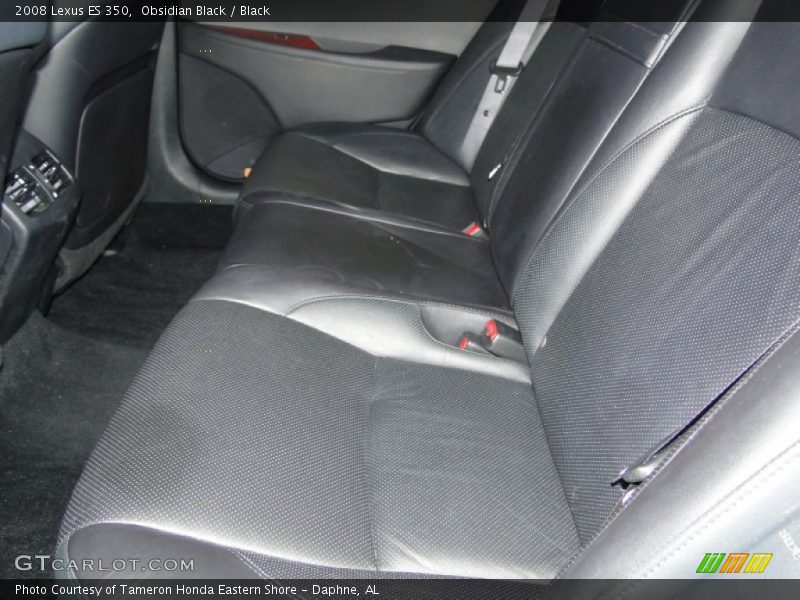 Obsidian Black / Black 2008 Lexus ES 350