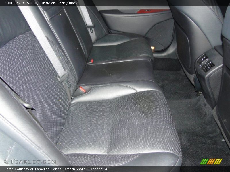 Obsidian Black / Black 2008 Lexus ES 350