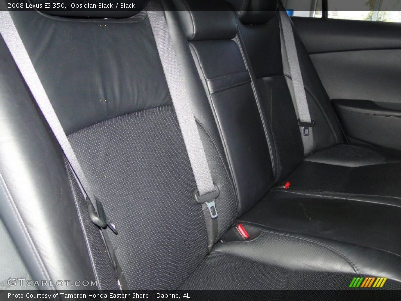Obsidian Black / Black 2008 Lexus ES 350