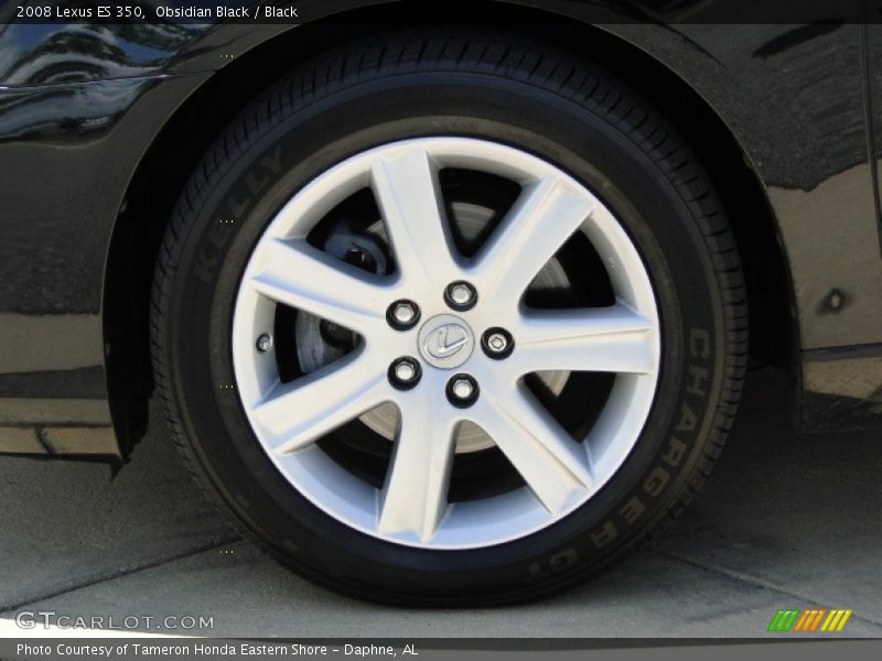 Obsidian Black / Black 2008 Lexus ES 350