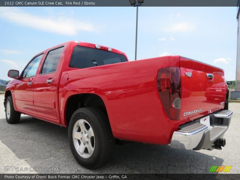 Fire Red / Ebony 2012 GMC Canyon SLE Crew Cab
