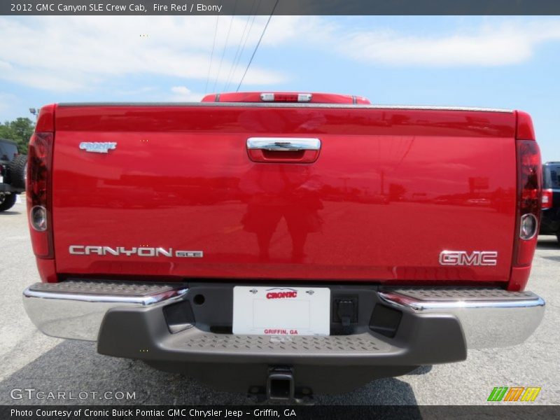 Fire Red / Ebony 2012 GMC Canyon SLE Crew Cab