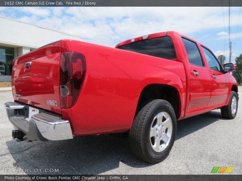 Fire Red / Ebony 2012 GMC Canyon SLE Crew Cab
