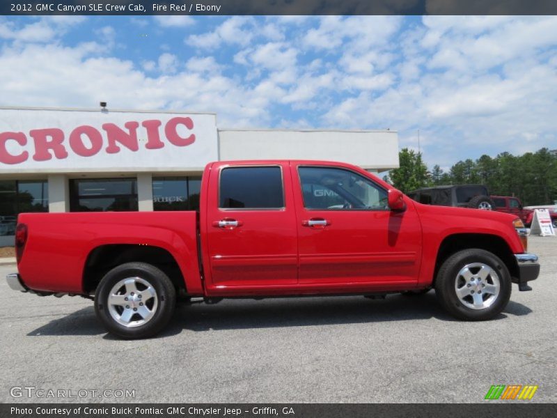 Fire Red / Ebony 2012 GMC Canyon SLE Crew Cab