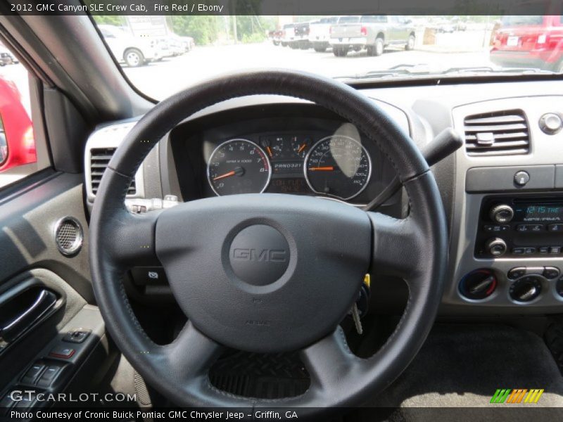 Fire Red / Ebony 2012 GMC Canyon SLE Crew Cab
