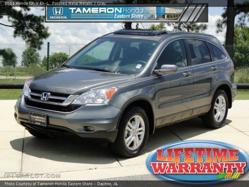 Polished Metal Metallic / Gray 2011 Honda CR-V EX-L