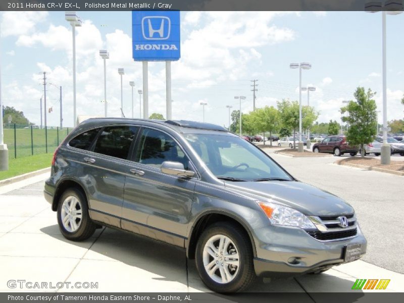 Polished Metal Metallic / Gray 2011 Honda CR-V EX-L