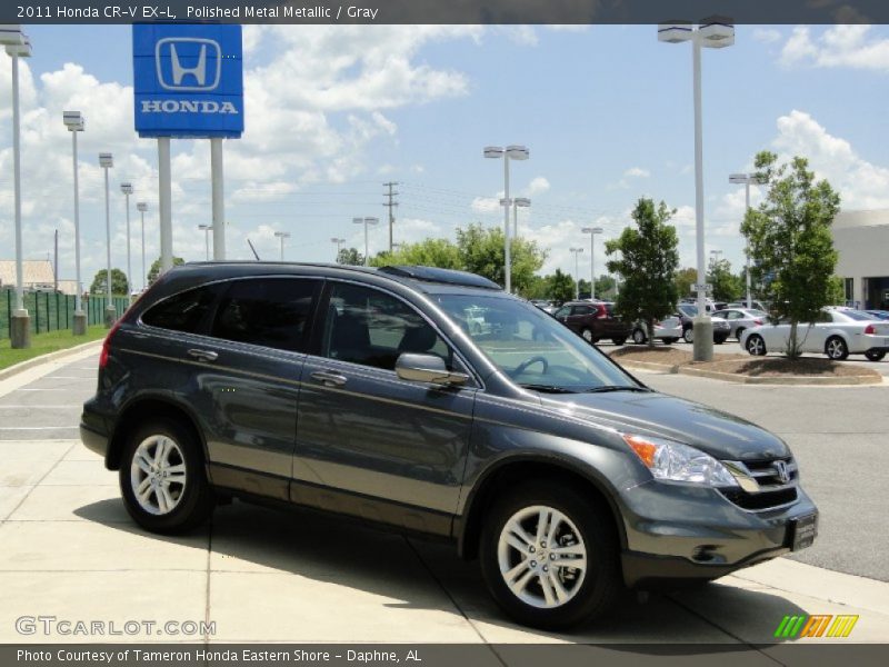 Polished Metal Metallic / Gray 2011 Honda CR-V EX-L