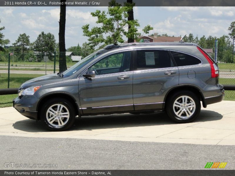 Polished Metal Metallic / Gray 2011 Honda CR-V EX-L