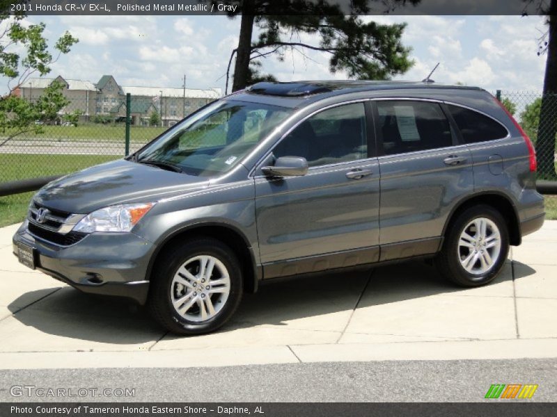 Polished Metal Metallic / Gray 2011 Honda CR-V EX-L