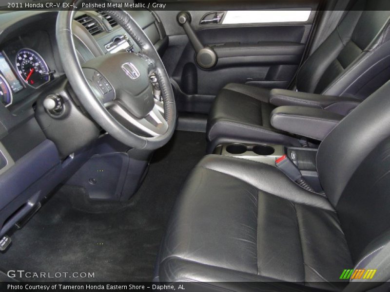 Polished Metal Metallic / Gray 2011 Honda CR-V EX-L