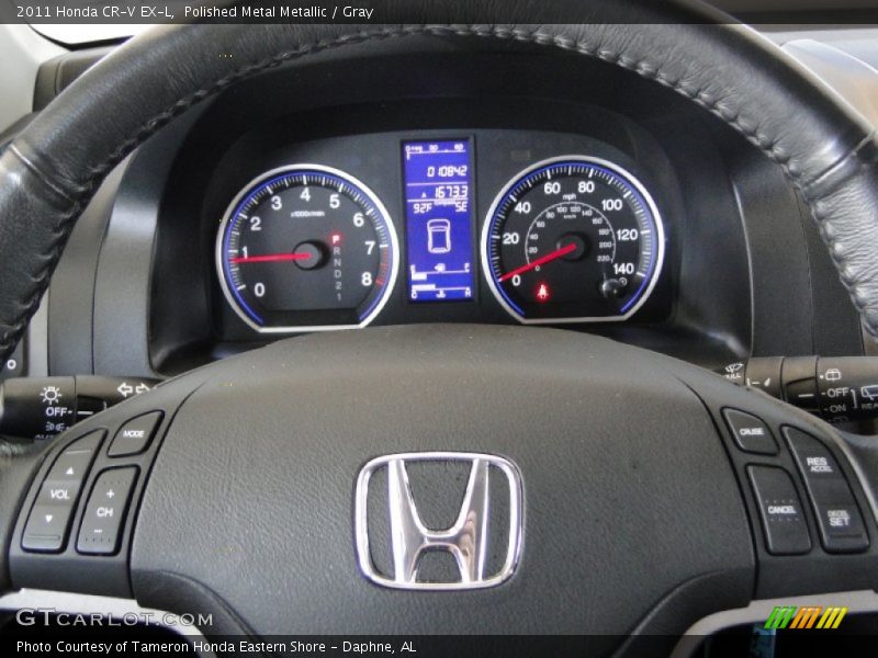 Polished Metal Metallic / Gray 2011 Honda CR-V EX-L