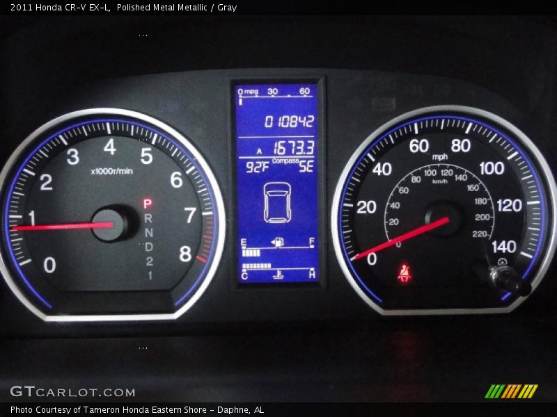Polished Metal Metallic / Gray 2011 Honda CR-V EX-L