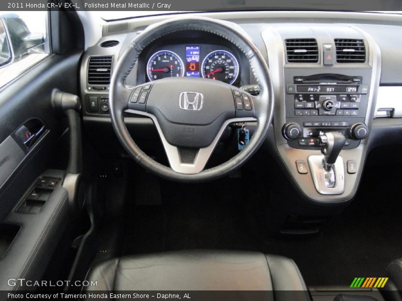 Polished Metal Metallic / Gray 2011 Honda CR-V EX-L