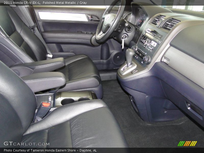 Polished Metal Metallic / Gray 2011 Honda CR-V EX-L