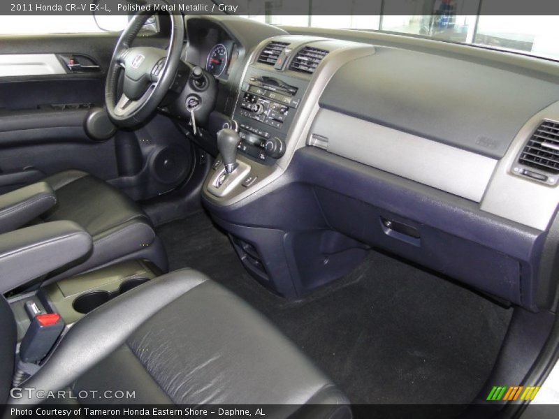 Polished Metal Metallic / Gray 2011 Honda CR-V EX-L