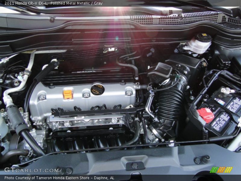 Polished Metal Metallic / Gray 2011 Honda CR-V EX-L