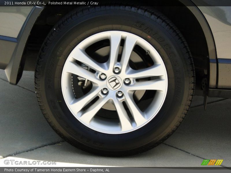 Polished Metal Metallic / Gray 2011 Honda CR-V EX-L