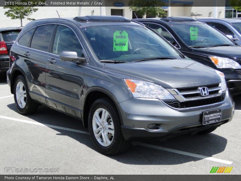 Polished Metal Metallic / Gray 2011 Honda CR-V EX-L
