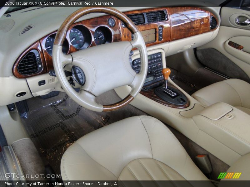 Carnival Red / Cashmere 2000 Jaguar XK XK8 Convertible