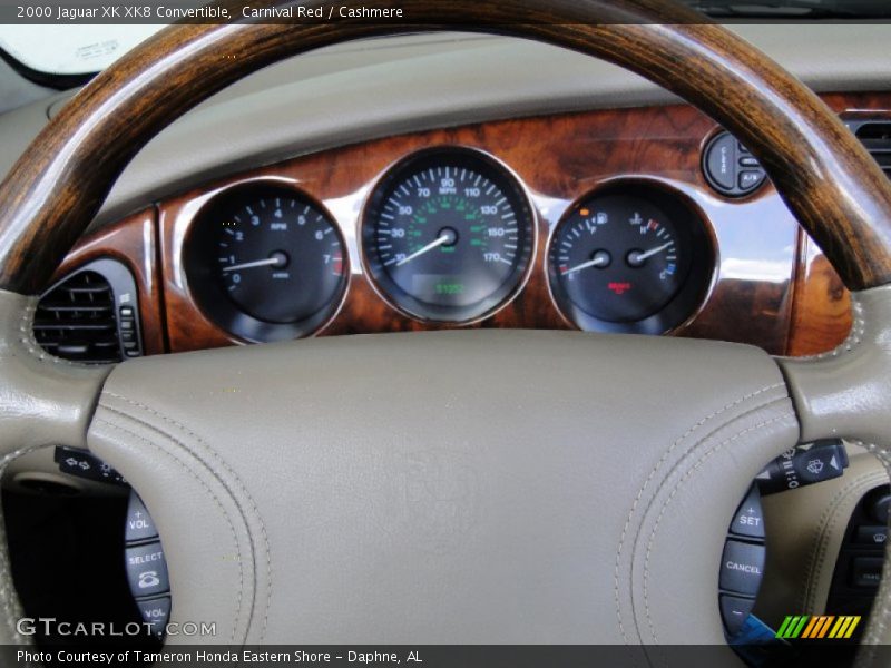 Carnival Red / Cashmere 2000 Jaguar XK XK8 Convertible