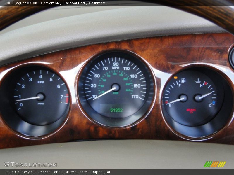 Carnival Red / Cashmere 2000 Jaguar XK XK8 Convertible