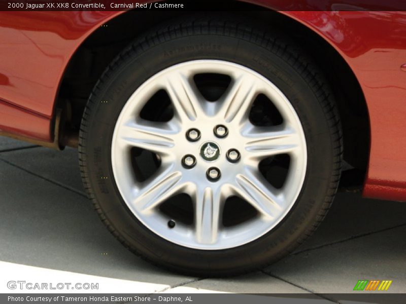 Carnival Red / Cashmere 2000 Jaguar XK XK8 Convertible