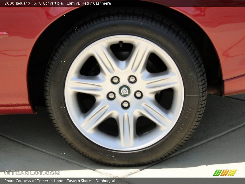 Carnival Red / Cashmere 2000 Jaguar XK XK8 Convertible