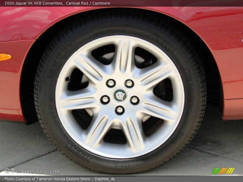 Carnival Red / Cashmere 2000 Jaguar XK XK8 Convertible