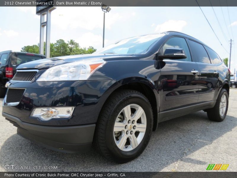 Dark Blue Metallic / Ebony 2012 Chevrolet Traverse LT