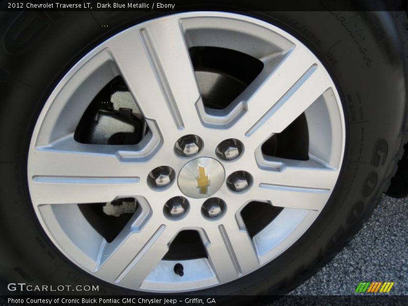 Dark Blue Metallic / Ebony 2012 Chevrolet Traverse LT