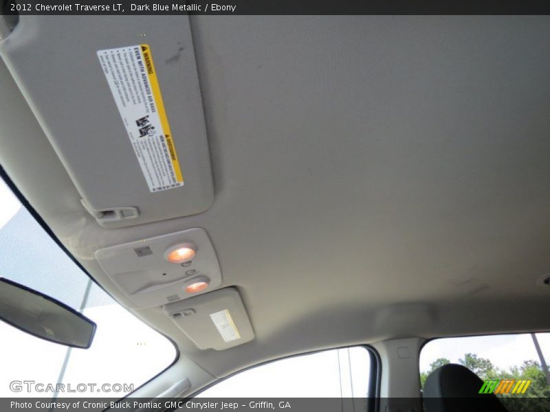 Dark Blue Metallic / Ebony 2012 Chevrolet Traverse LT