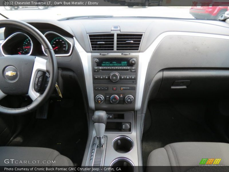 Dark Blue Metallic / Ebony 2012 Chevrolet Traverse LT