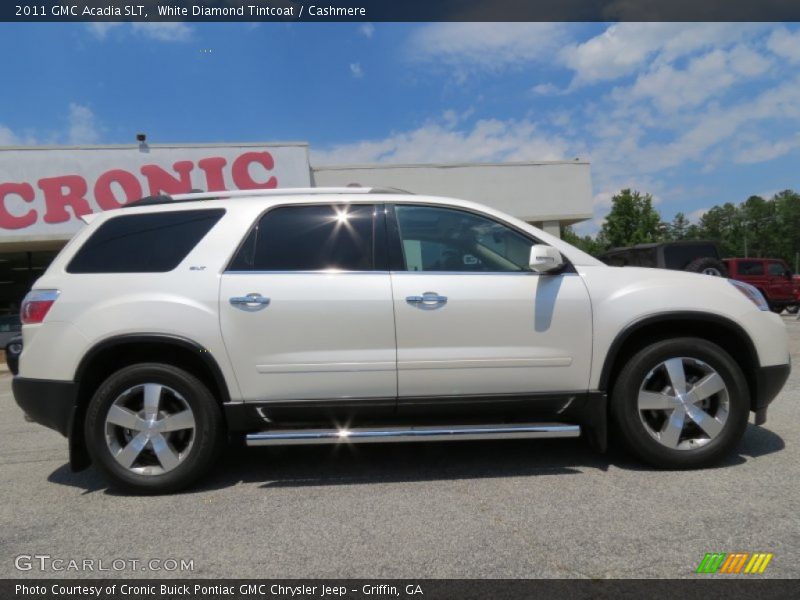 White Diamond Tintcoat / Cashmere 2011 GMC Acadia SLT