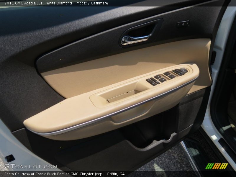 White Diamond Tintcoat / Cashmere 2011 GMC Acadia SLT
