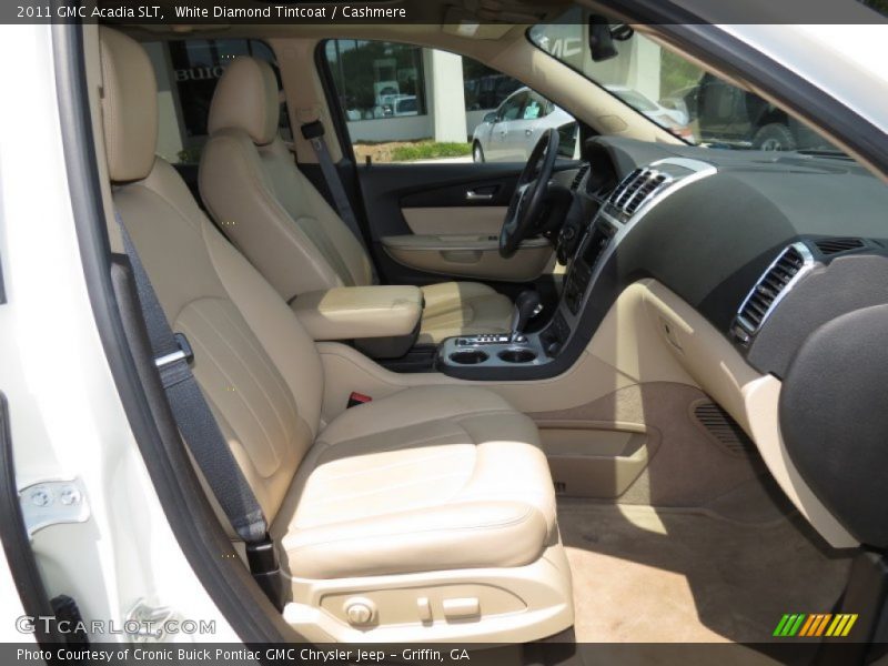 White Diamond Tintcoat / Cashmere 2011 GMC Acadia SLT