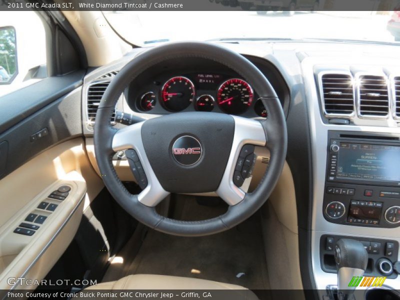White Diamond Tintcoat / Cashmere 2011 GMC Acadia SLT