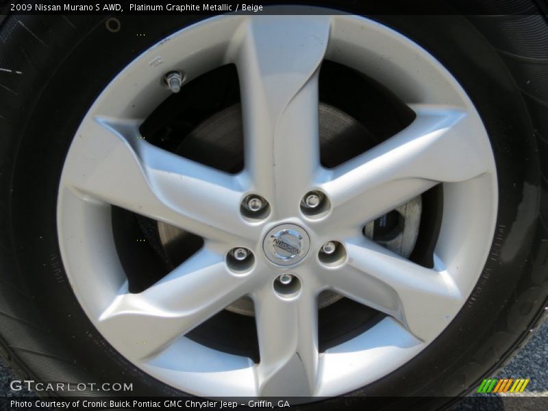 Platinum Graphite Metallic / Beige 2009 Nissan Murano S AWD