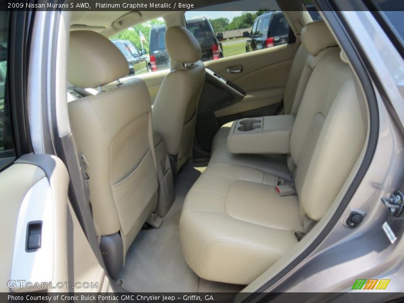 Platinum Graphite Metallic / Beige 2009 Nissan Murano S AWD