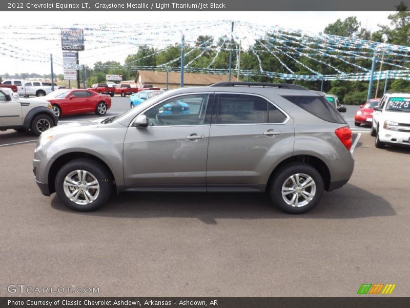 Graystone Metallic / Light Titanium/Jet Black 2012 Chevrolet Equinox LT