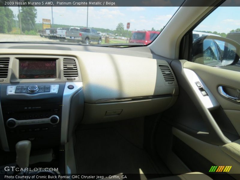 Platinum Graphite Metallic / Beige 2009 Nissan Murano S AWD