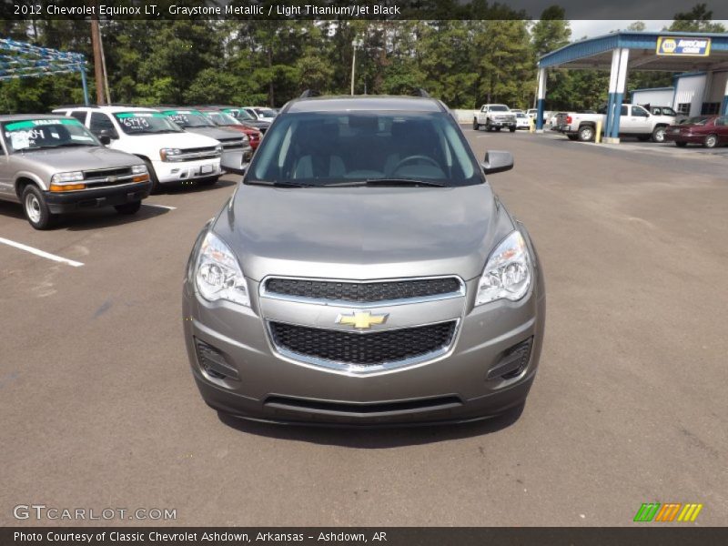 Graystone Metallic / Light Titanium/Jet Black 2012 Chevrolet Equinox LT